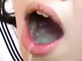 JAV Cum in Mouth