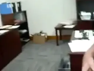 Office milf sucking cock