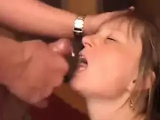 Wife swallow cum