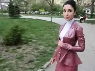 Classy Latex Business Outfit