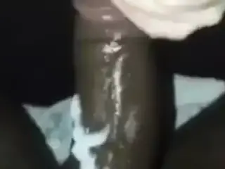 Interracial handjob from gf