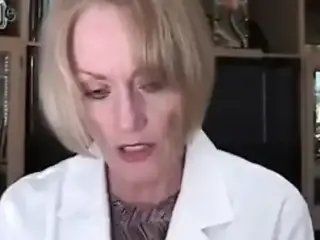 Granny Doctor Examines Cock