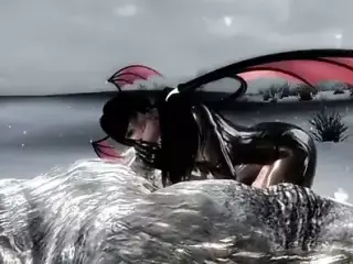 In the mountains of skyrim