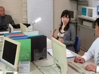 Office is the best place to suck some rock solid dicks