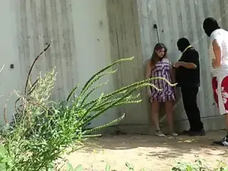 Slave exhibited and used