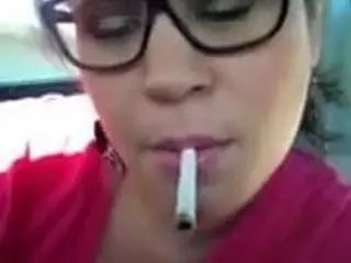 Sandy Yardish camel cigarette in my glasses