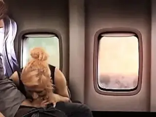 Brother and sister on a plane