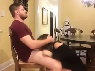 Amazing Milf Blowing And Riding Her BF