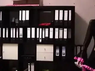 Lovely anorexic secretary