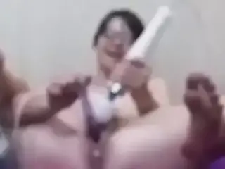 Lush Dildo and Hitachi Orgasm Torture