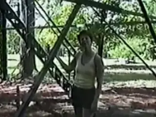 US homemade outdoor couple