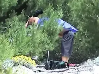 Couple fucks on the beach