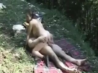 Grandpa outdoor fucking a slutty college girl