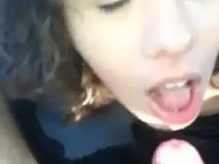 Amateur Italian blowjob