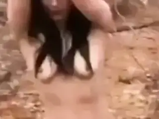 Sub girl abused in the woods