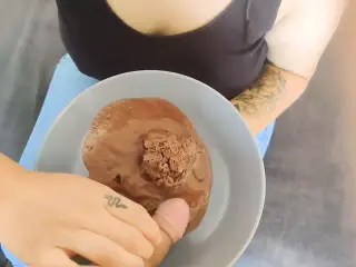 Do you like ice cream? No more than me, I love to eat food with a penis