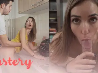 Stunning Spanish Amateur Deep Dicked In Kitchen - Lustery