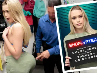 Hot Model Chloe Rose Gets Pounded For Stealing Bikinis From Officer Tommy Gunn's Store - Shoplyfter