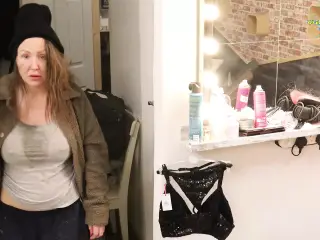 Cracky auditions to become a PORNSTAR !!