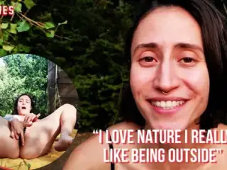 Ersties - Kinky Brazilian Girl Gets Off in Nature With Odd Objects
