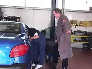 German mechanic get a lot of comes in one day#1