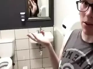 Gym Bathroom Quickie Show