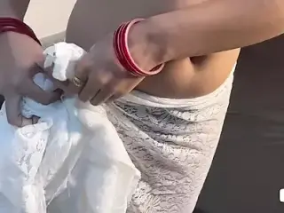 Bhabhi fucked with Dirty Massager