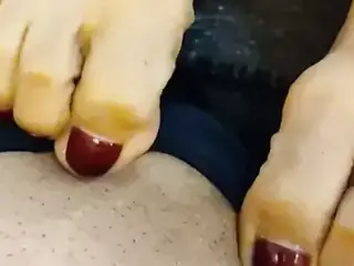 Footjob venezolana 7