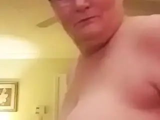 Hot Granny Gilf Shows Her Massive Tits As She Plays With Them, You Like?