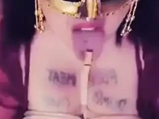 my slave states what she is and show it