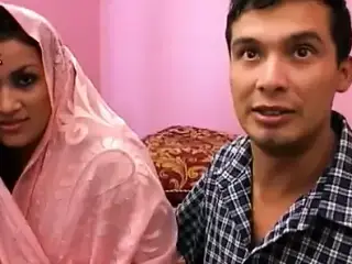 Horny Indian slut takes a bunch of dicks in her holes
