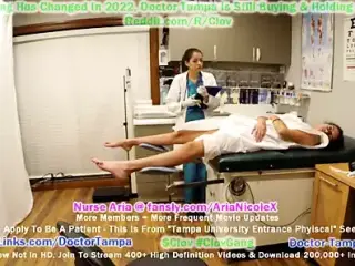 Become Doctor Tampa & Examine Angel Santana With Nurse Aria Nicole During Humiliating Gyno Exam Required 4 New Students!