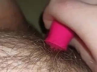 Young girl masturbates with big Dildo in tight pussy