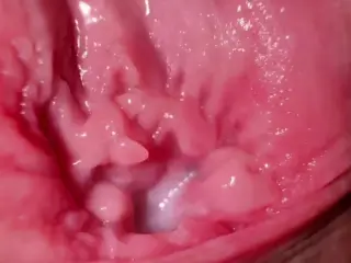 SUPER CLOSE UP - this is what the inside of the vagina looks like