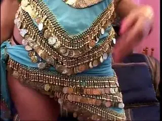 Indian girl gets on her knees and sucks a big cock