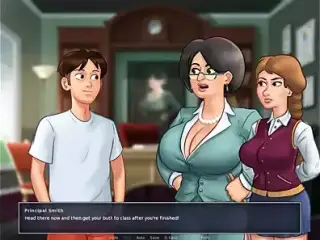 Summertime Saga: Naughty Principal With Big Tits - Ep 2