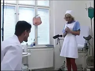 Sexy nurse fucked hard from behind