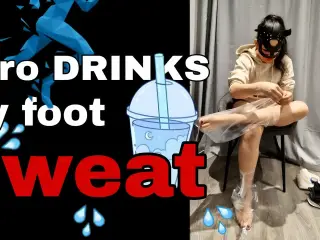 My Slave Drinks My Foot Sweat After a Long Workout Femdom Training Zero Miss Raven FLR Humiliation Fetish Licking Ass