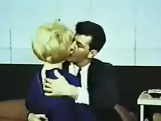 vintage hairy blonde with lover