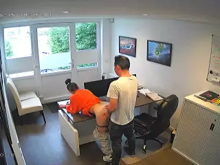 Amost caught having sex in the office