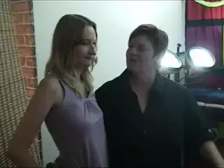 Bi-girlfriend with champagne ..