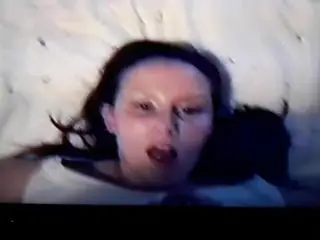 Cum in her mouth and on her face again