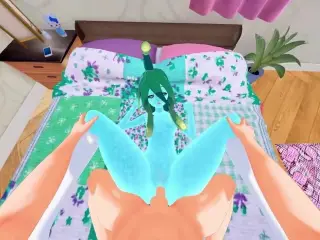 Suu the slime girl gets POV fucked until you cum inside her.