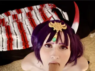 Maid Shuten Douji sucks your cock (POV) CiCi Saeki