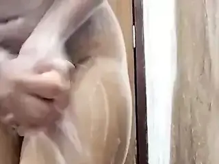 Punjabi 20 year old girl changing clothes at washroom