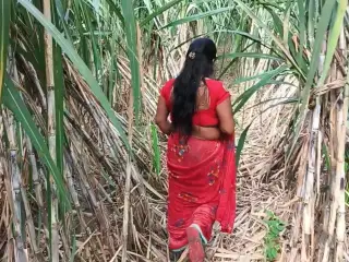 My step mom in sugarcane farming