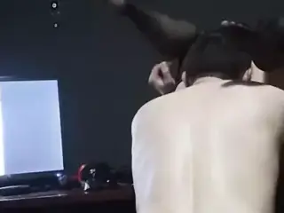 Step Son eats his cum from stepmom’s pussy