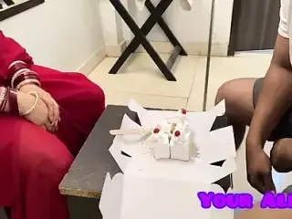 Devar Celebrates her Hot Bhabhi Birthday and Fucks Her Pussy