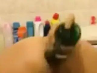 Olga Kobzar Sit down Booty on a Bottle