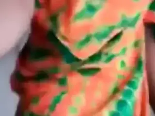 Indian aunty on a video call